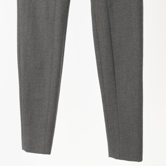 Brunello Cucinelli Grey Wool-Flannel Skinny Pants - Picture 5 of 11